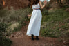 Eyelet Cotton White Maxi dress