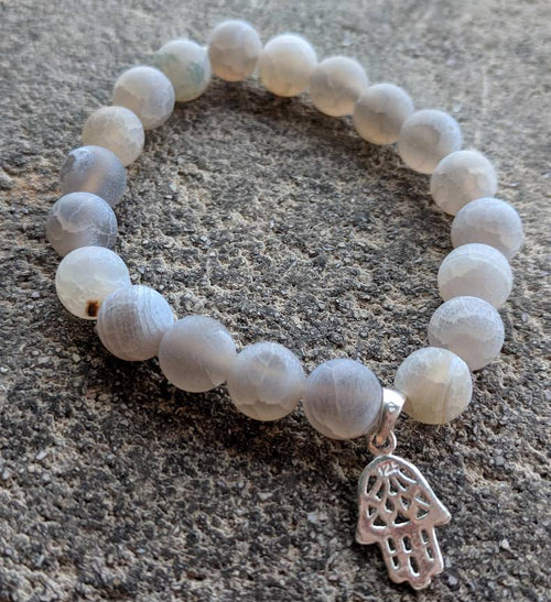 Hamsa Neptune Stretch Bracelet