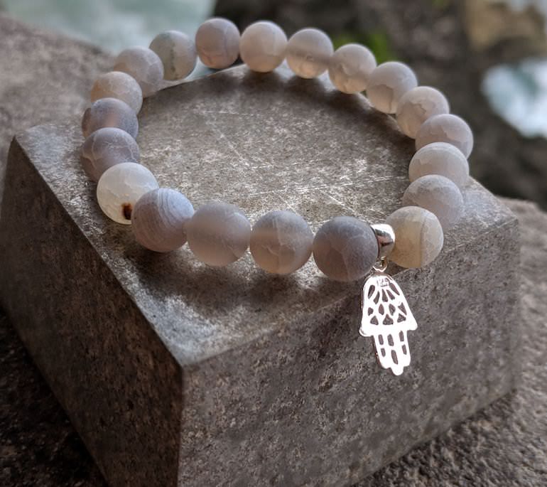 Hamsa Neptune Stretch Bracelet