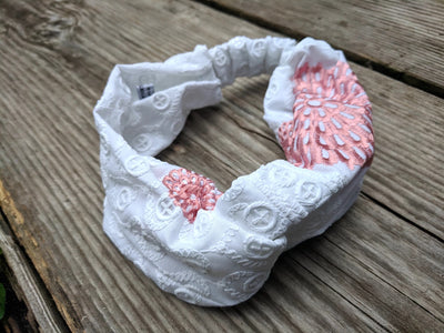 Upcycled Eco-Friendly Embroidered Turban Headband