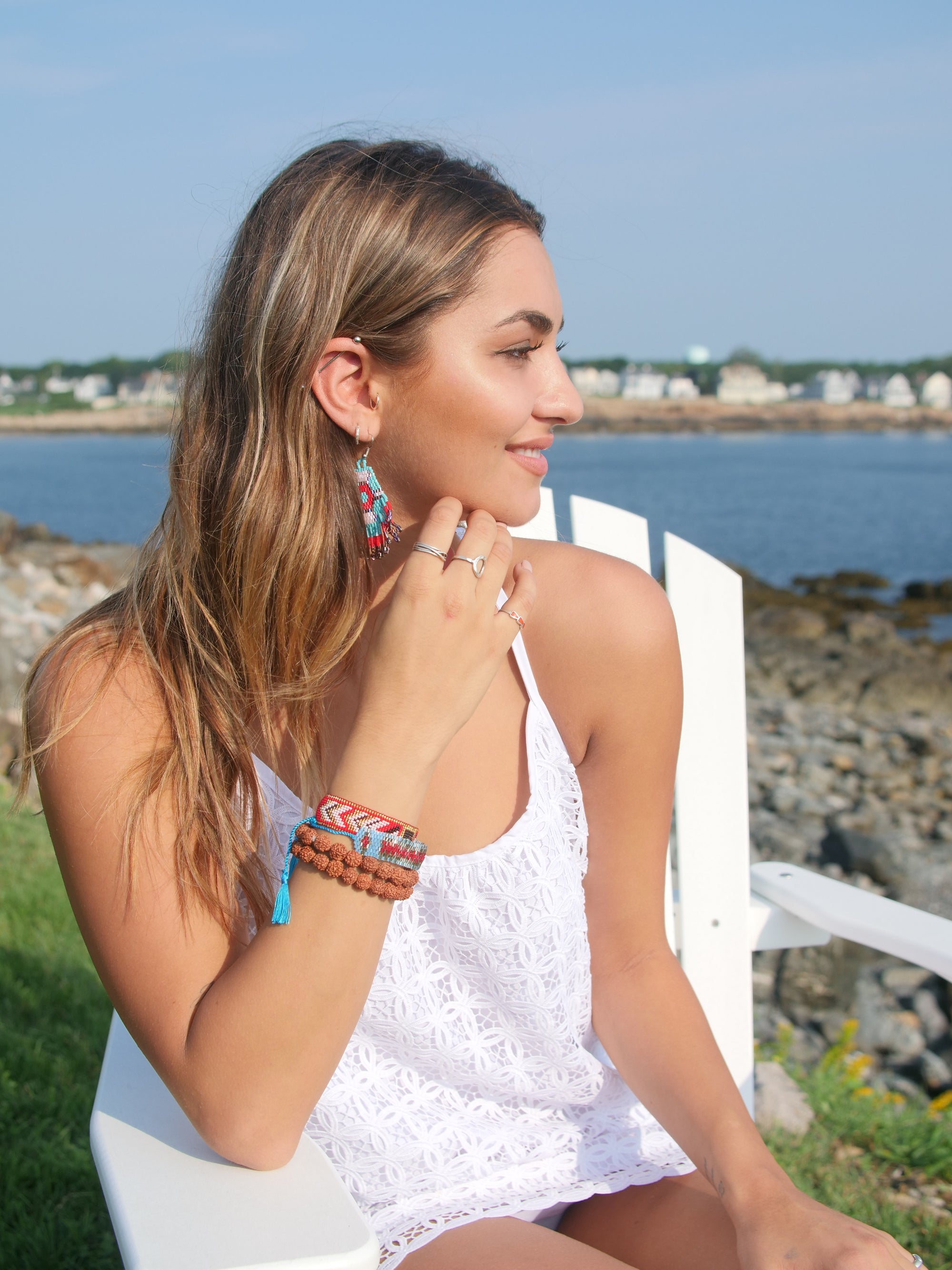 Native American handbeaded earrings