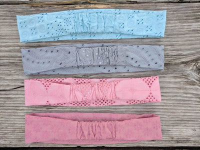 Upcycled Eco-Friendly Eyelet Headbands