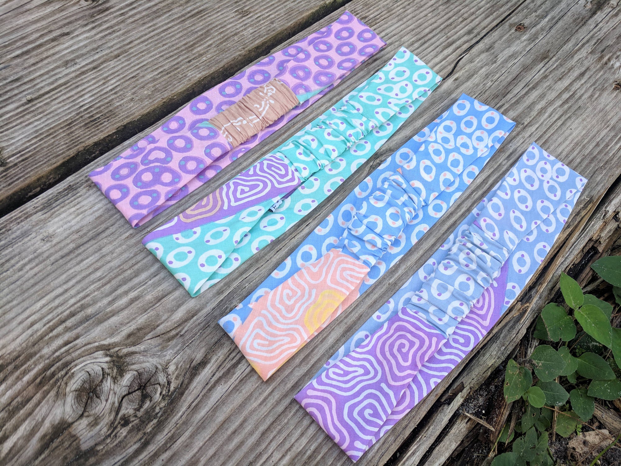 Upcycled Eco-Friendly Pastel Headbands
