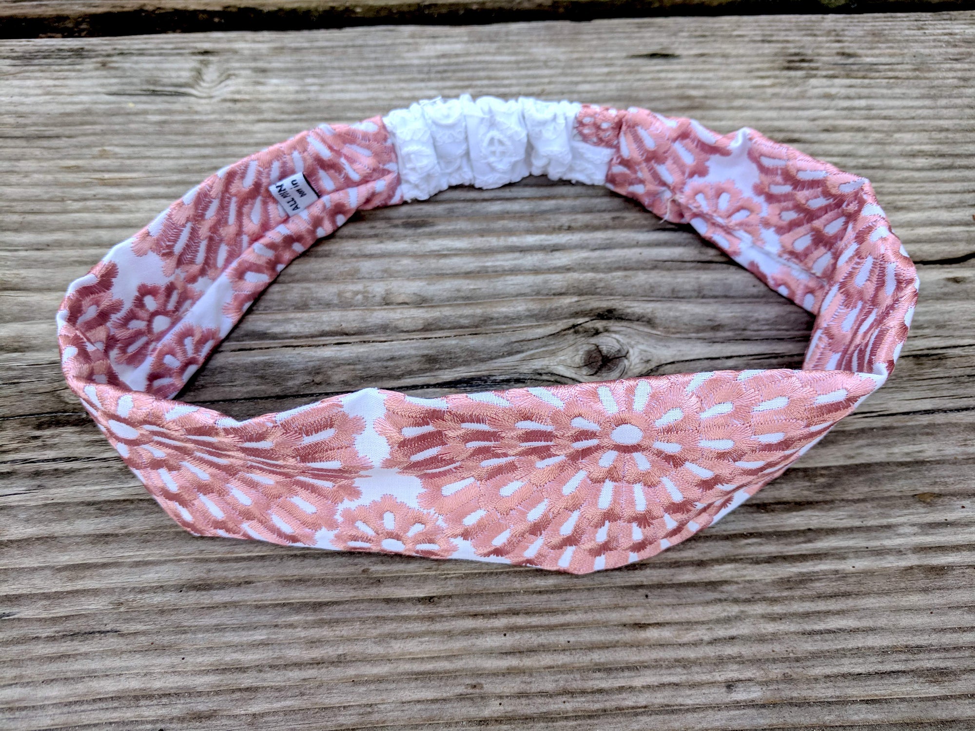 Upcycled Eco-Friendly Embroidered Headband