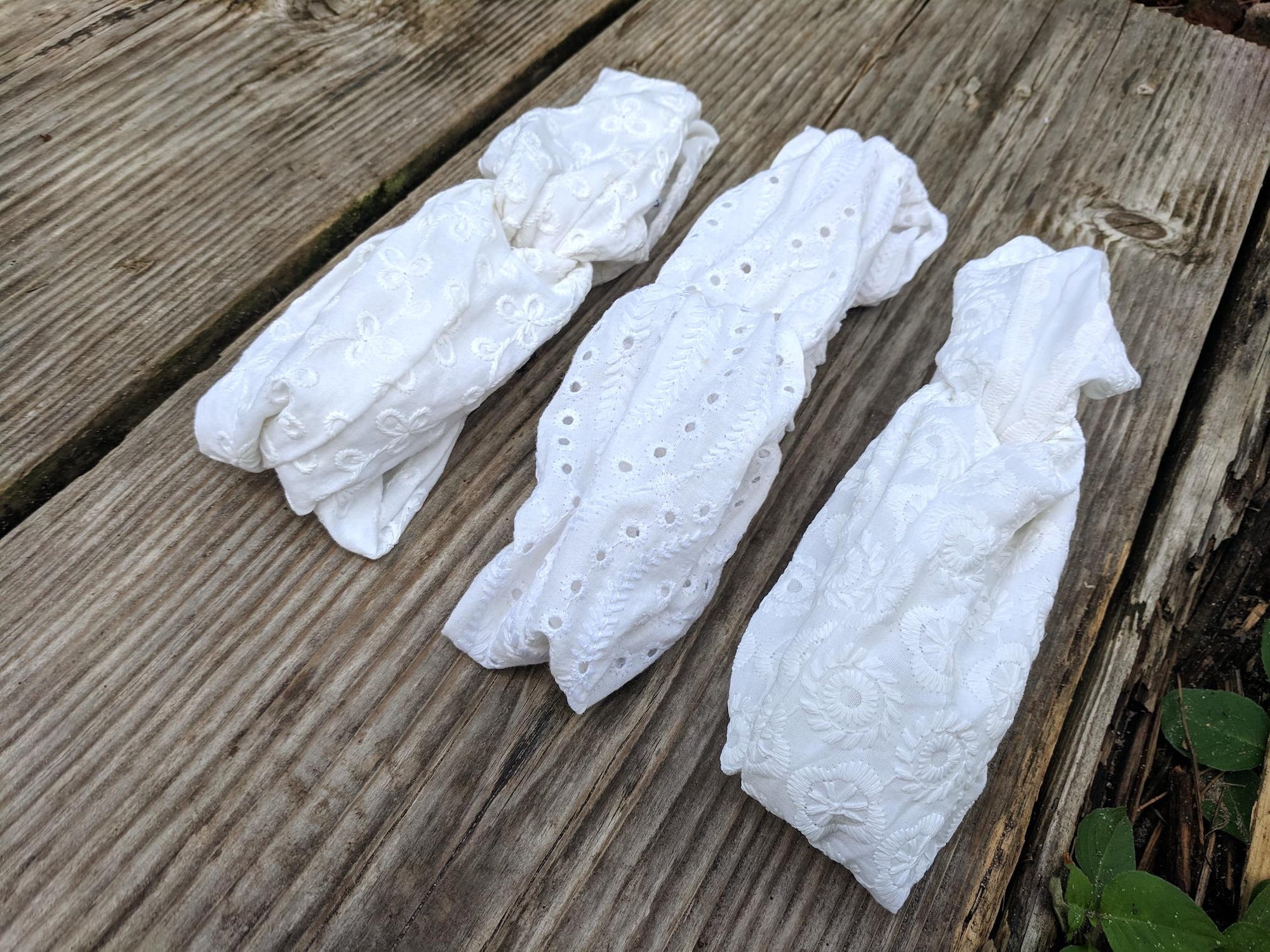 Upcycled Eco-Friendly Embroidered Turban Headbands