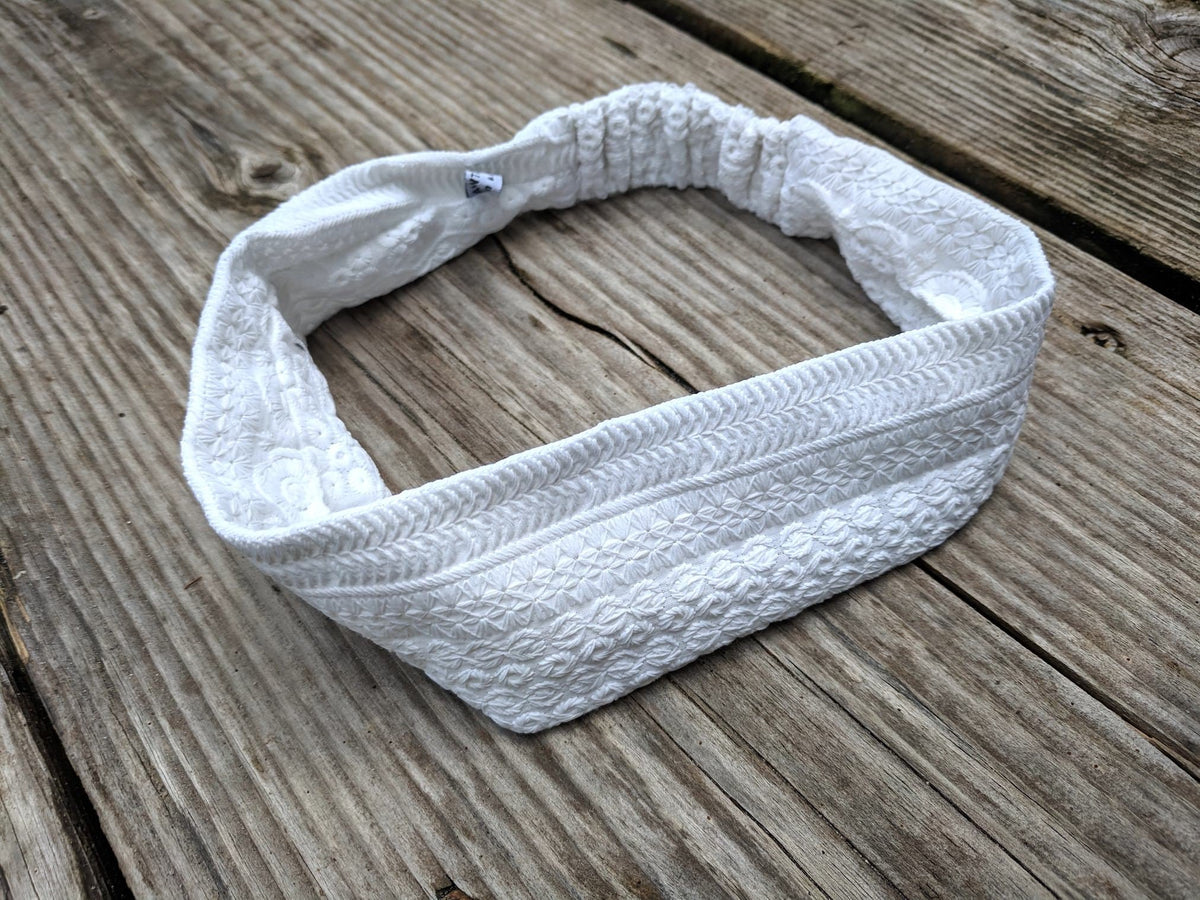 Upcycled Eco-Friendly Embroidered Headbands