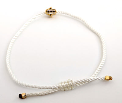 24k Gold Vermeil Hamsa Charm Bracelet