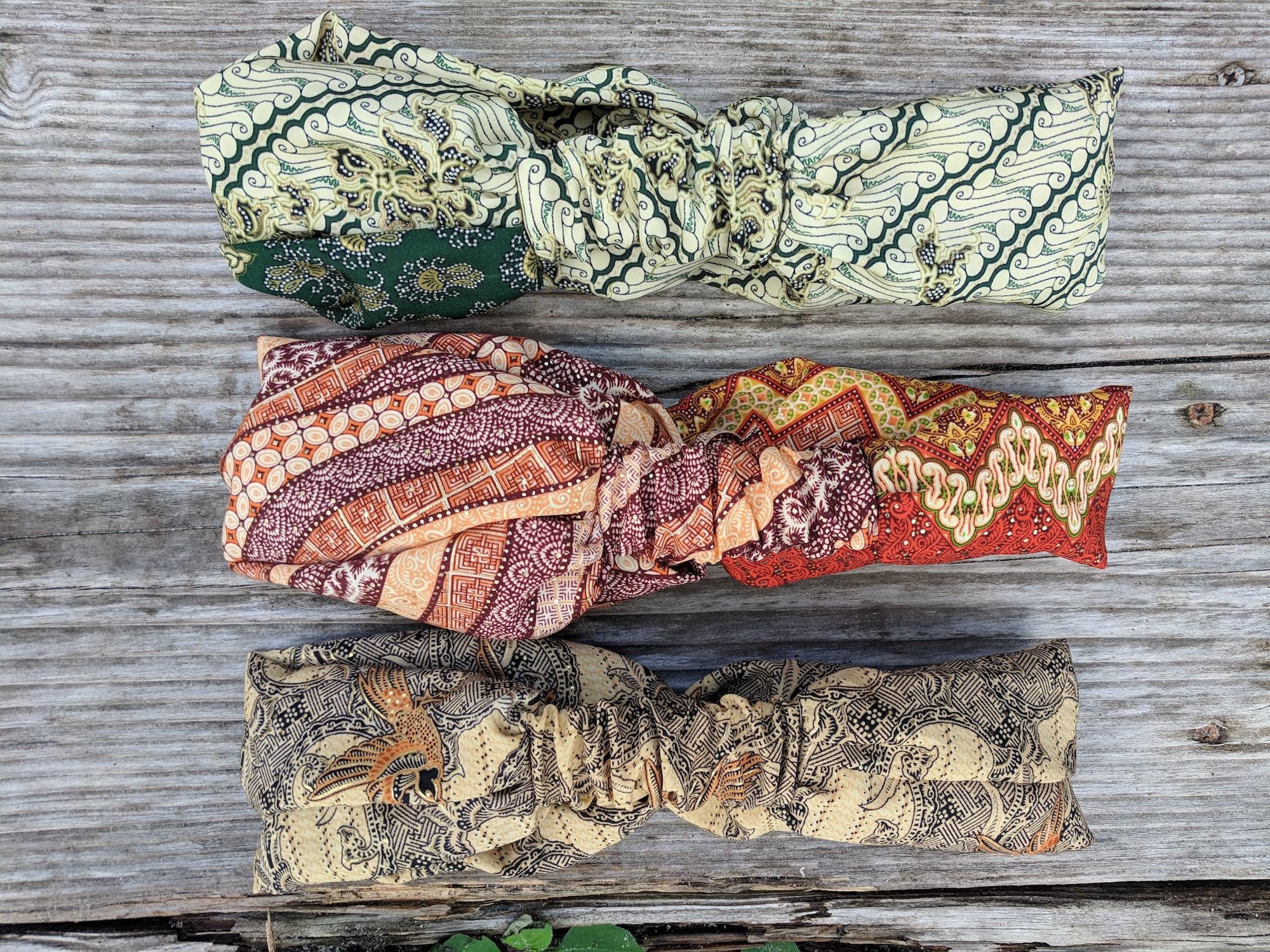 Upcycled Eco-Friendly Tribal Turban Headbands