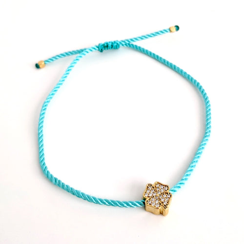 All Points East 24K Gold Plated Clover Bracelet