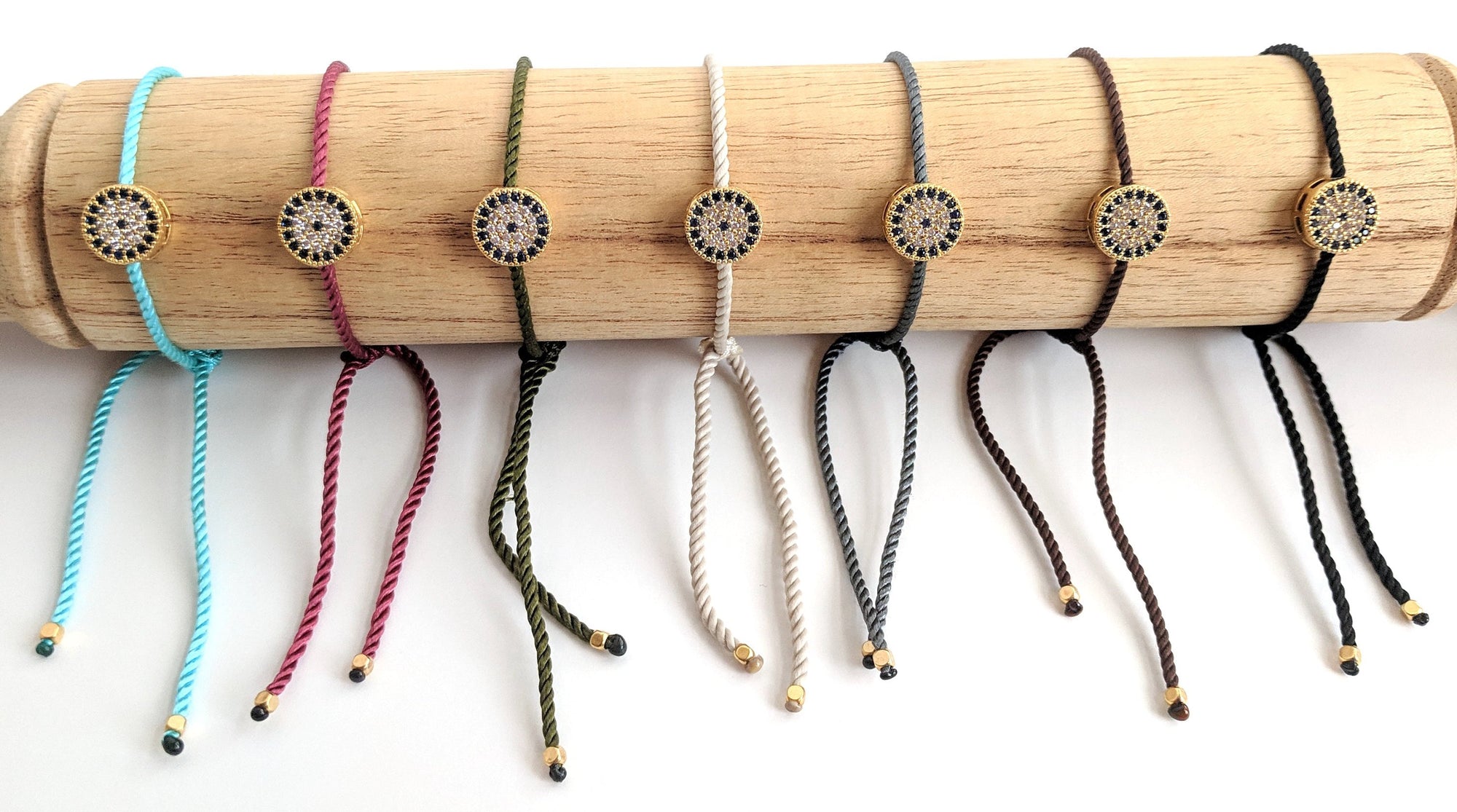 24k Gold Vermeil Round Charm Bracelet