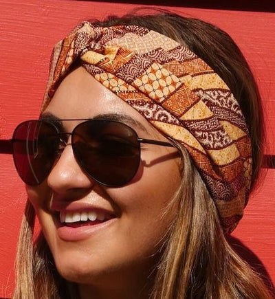 Upcycled Eco-Friendly Tribal Turban Headbands